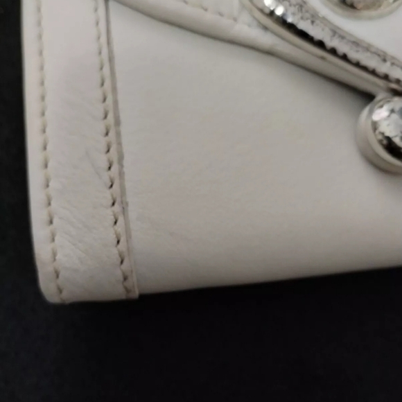 Brighton Genoa Heart White Crossbody Purse Rare - Picture 16 of 16